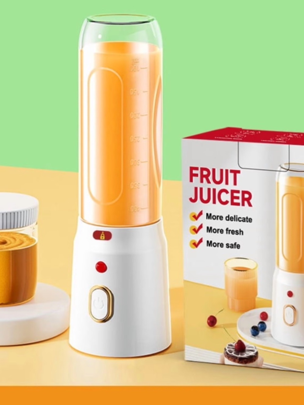 Portable Blender for Shakes,Fruit juicing & Smoothies.16Oz Personal Size Juice